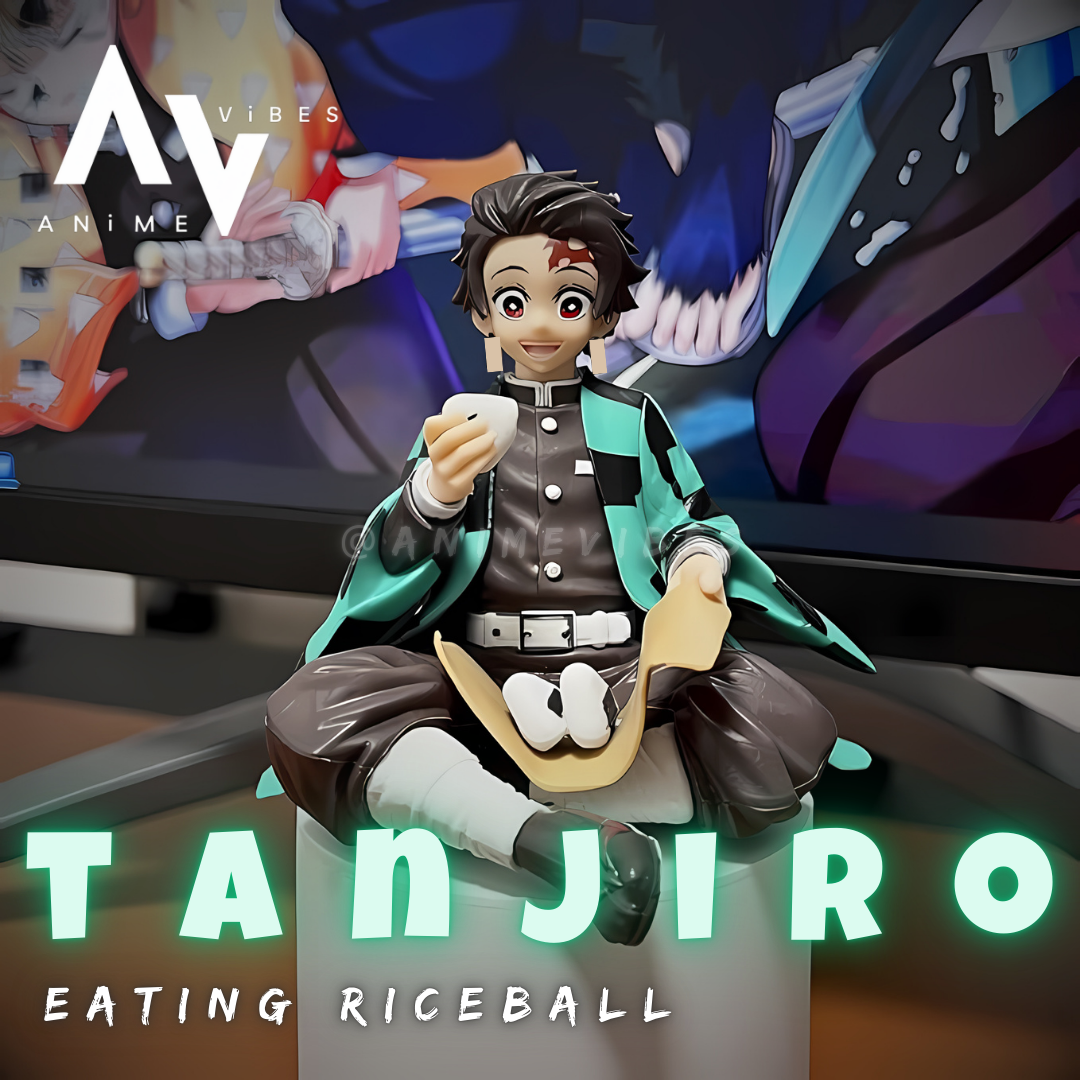 Tanjiro Eating Riceballs | 15 cm | A Moment of Tranquility
