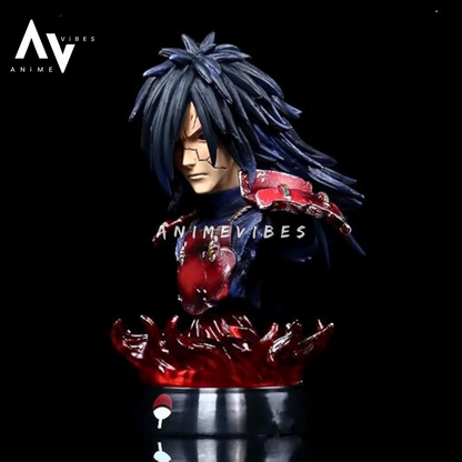Uchiha Madara Head Bust With Flame Action Figure | 16 Cm | The Eternal Visionary