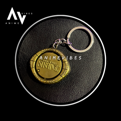 Doctor Strange Infinity Stone Metal Keychain – Master the Mystic Arts