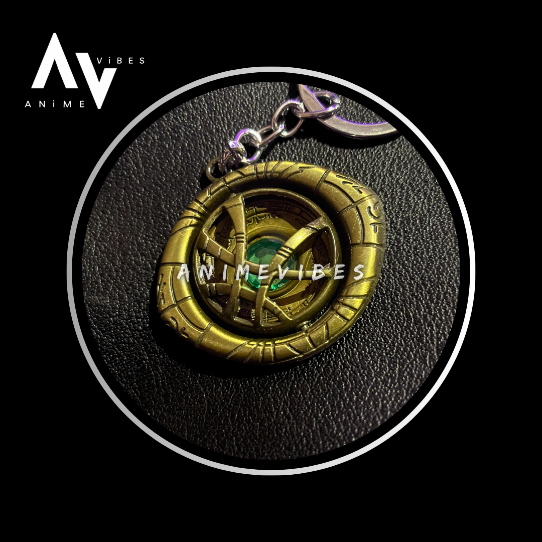 Doctor Strange Infinity Stone Metal Keychain – Master the Mystic Arts