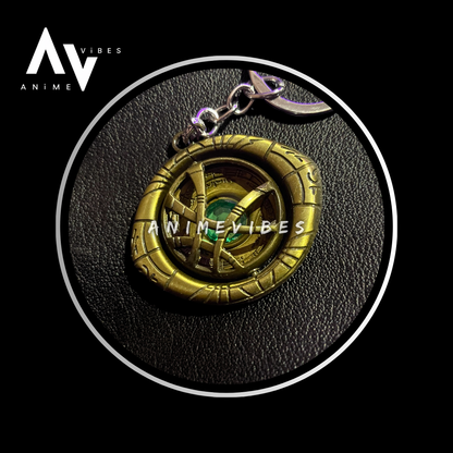 Doctor Strange Infinity Stone Metal Keychain – Master the Mystic Arts