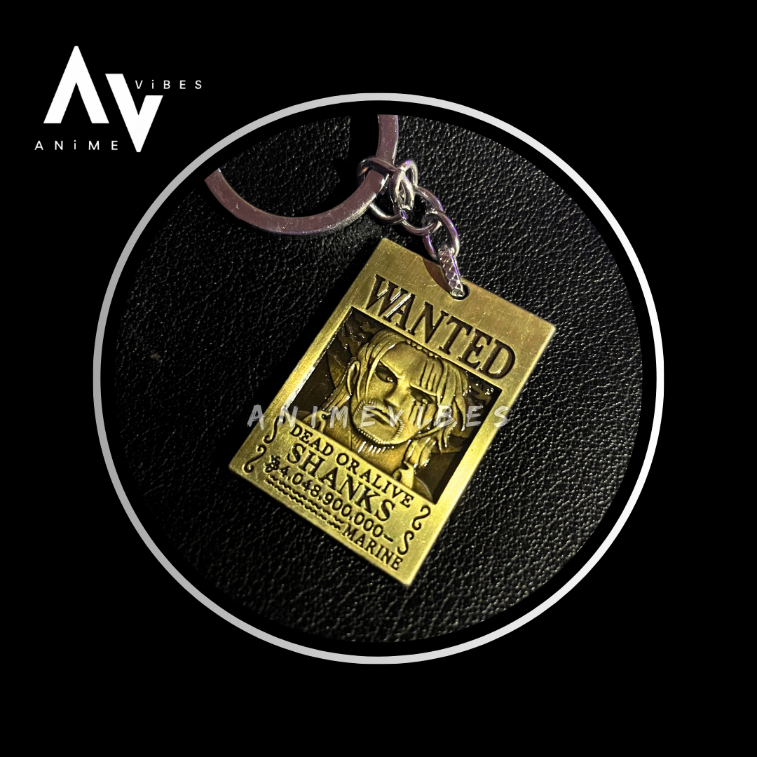Shanks Wanted Metal Keychain – The Emperor’s Bounty