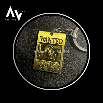 Kaido Wanted Metal Keychain – The King of Beasts