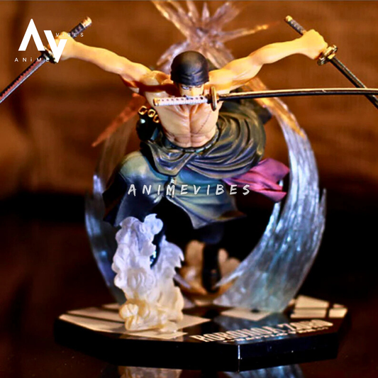 Roronoa Zoro Combat Pose Action Figure | 19 CM | Master of Swords