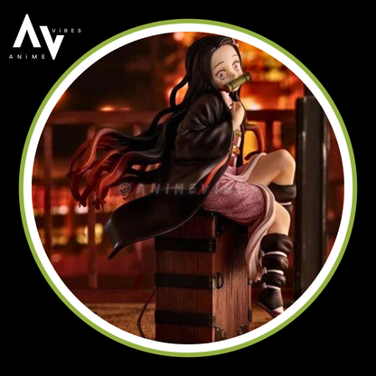 Nezuko on Backpack Figure | 16 cm