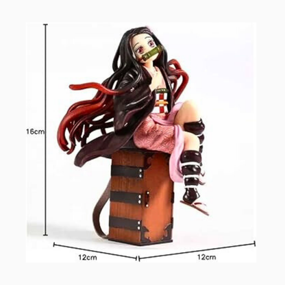 Nezuko on Backpack Figure | 16 cm