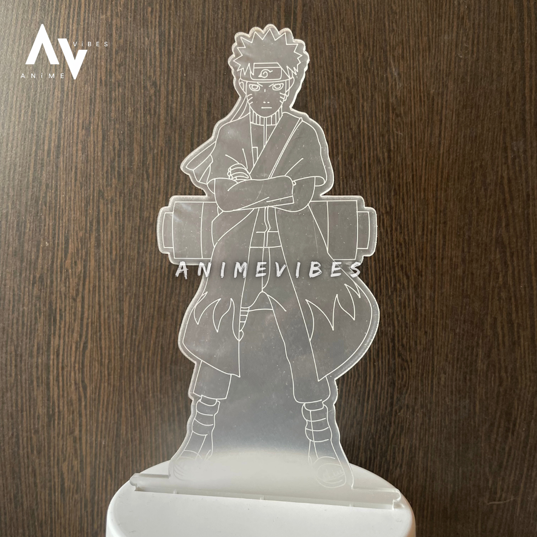 Naruto Sage Mode Acrylic LED Lamp | The Power of Nature Unleashed