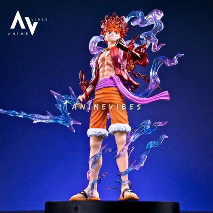 Monkey D. Luffy Gear 5 Red Hair Action Figure | 18 CM | Unstoppable Force