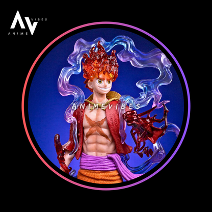 Monkey D. Luffy Gear 5 Red Hair Action Figure | 18 CM | Unstoppable Force
