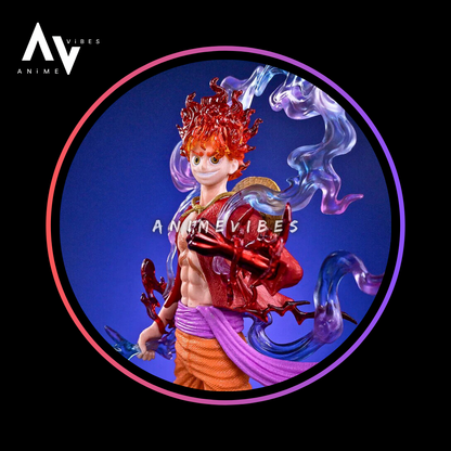 Monkey D. Luffy Gear 5 Red Hair Action Figure | 18 CM | Unstoppable Force