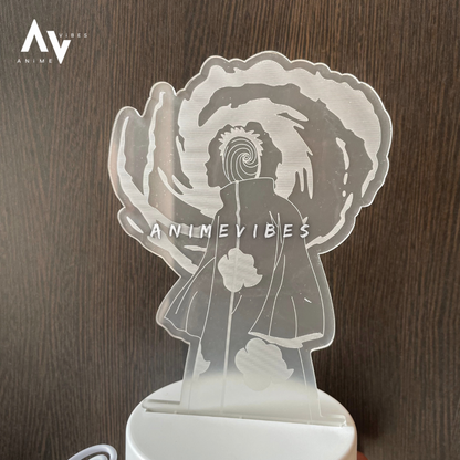 Obito Uchiha Acrylic LED Lamp | The Shadow of the Shinobi