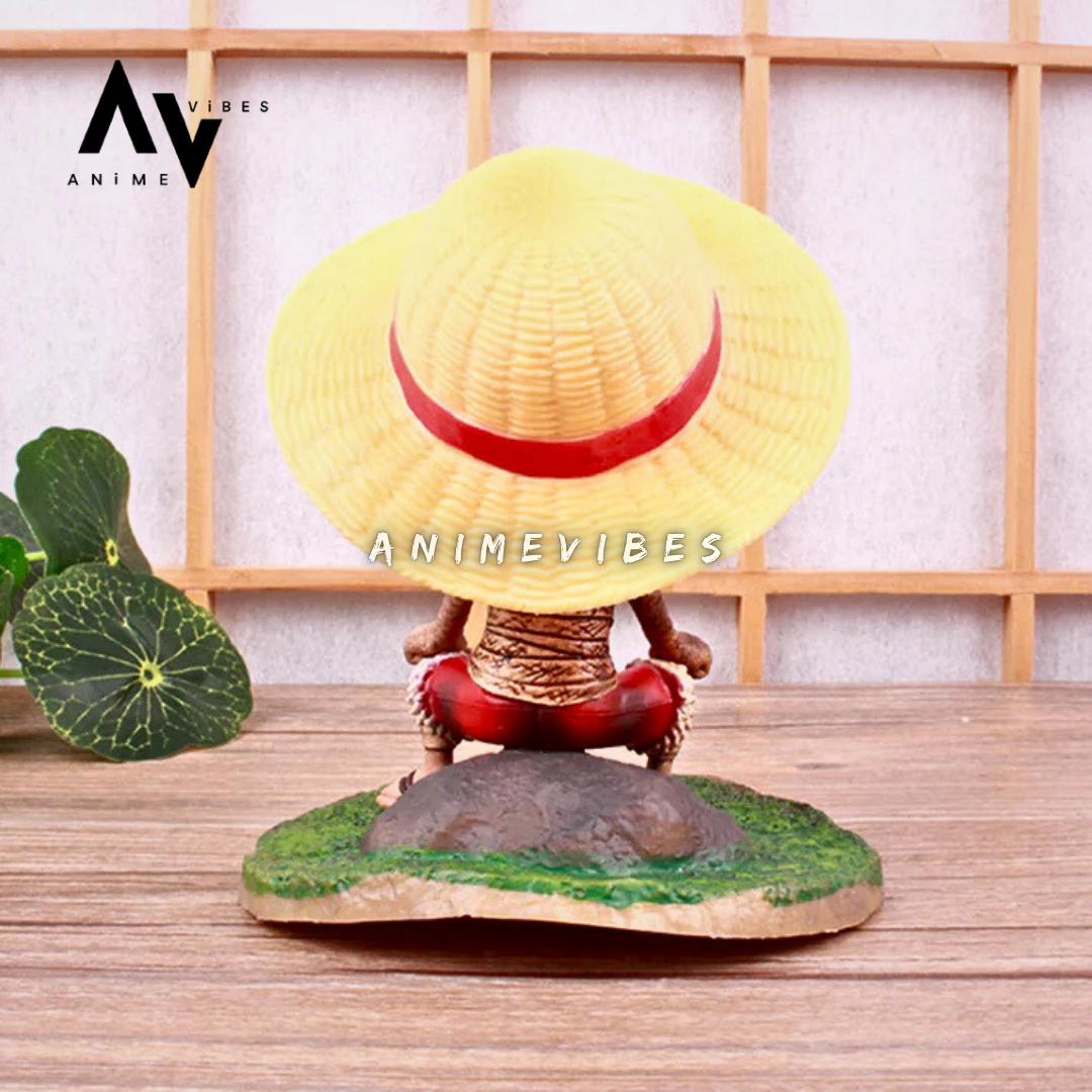 Straw Hat Kid Luffy Bandaged Action Figure | 12 CM | Resilient Spirit