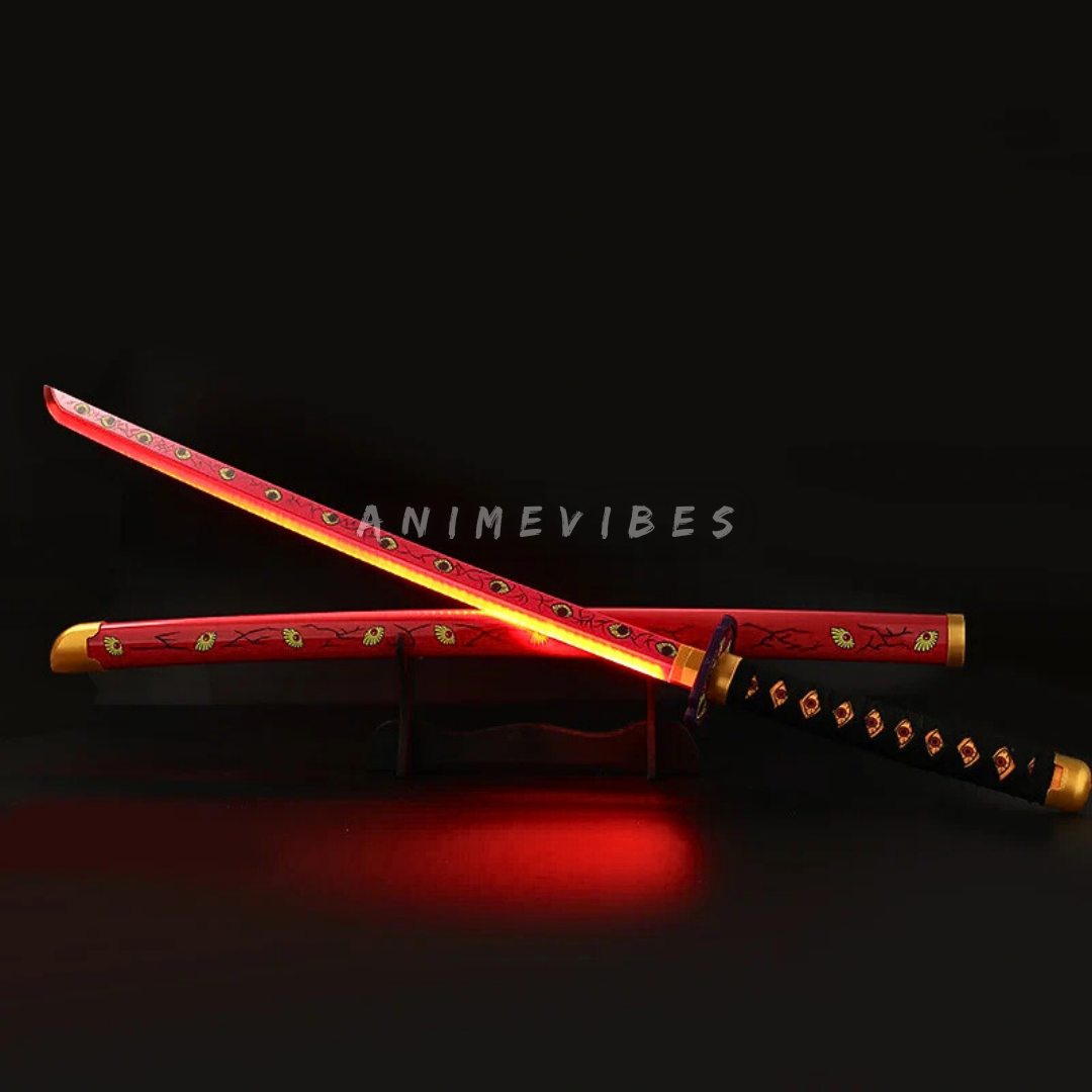 Kokushibo LED Katana | 108 CM | Moonlit Wrath in Your Hands 🌕⚔️