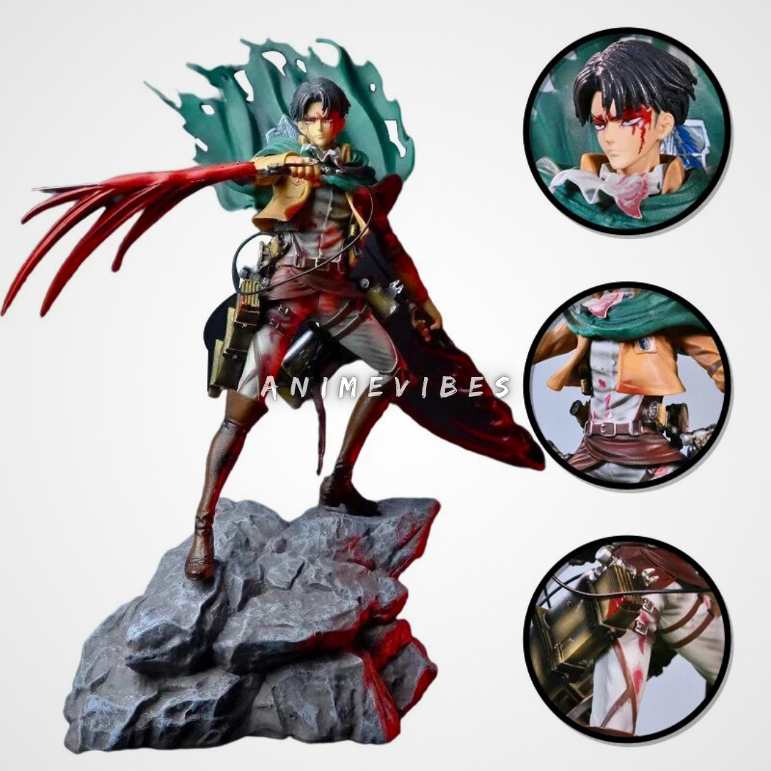 Levi Ackerman Action Figure | Humanity’s Blade Unleashed | 35 cm