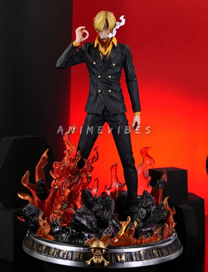 Sanji Premium Figure – Collector’s Edition | 37 CM | Blaze in Black