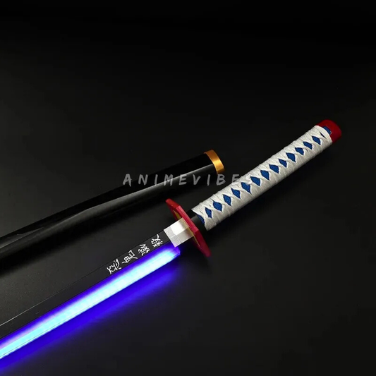 Giyu Tomioka LED Katana | 104 CM | Flow of the Silent Current