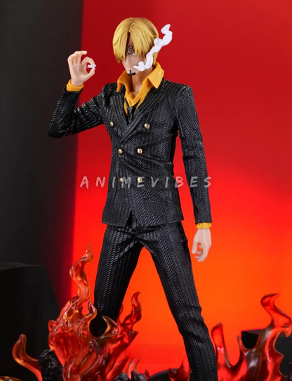 Sanji Premium Figure – Collector’s Edition | 37 CM | Blaze in Black