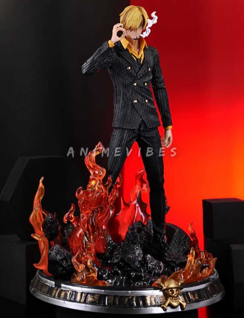 Sanji Premium Figure – Collector’s Edition | 37 CM | Blaze in Black