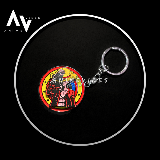 Luffy Rotating Metal Keychain | Icon of the Pirate King