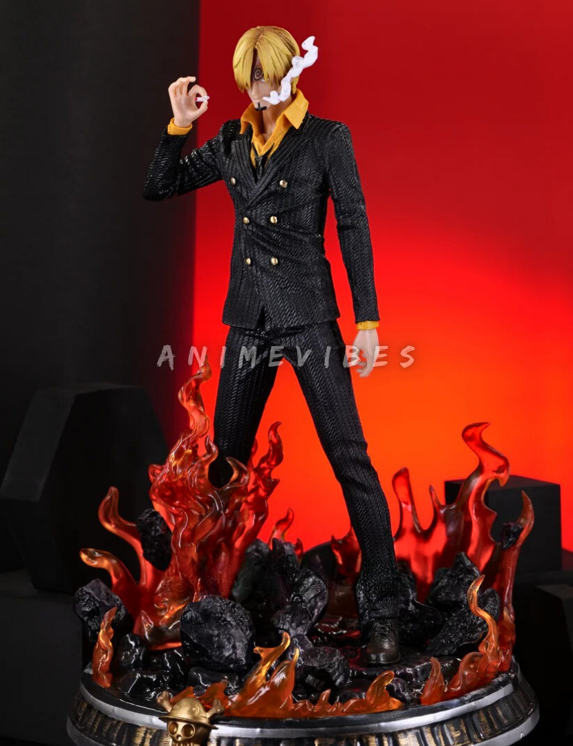 Sanji Premium Figure – Collector’s Edition | 37 CM | Blaze in Black
