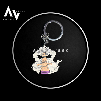 Luffy Gear 5 Keychain – Unleash the Power of the Sun God
