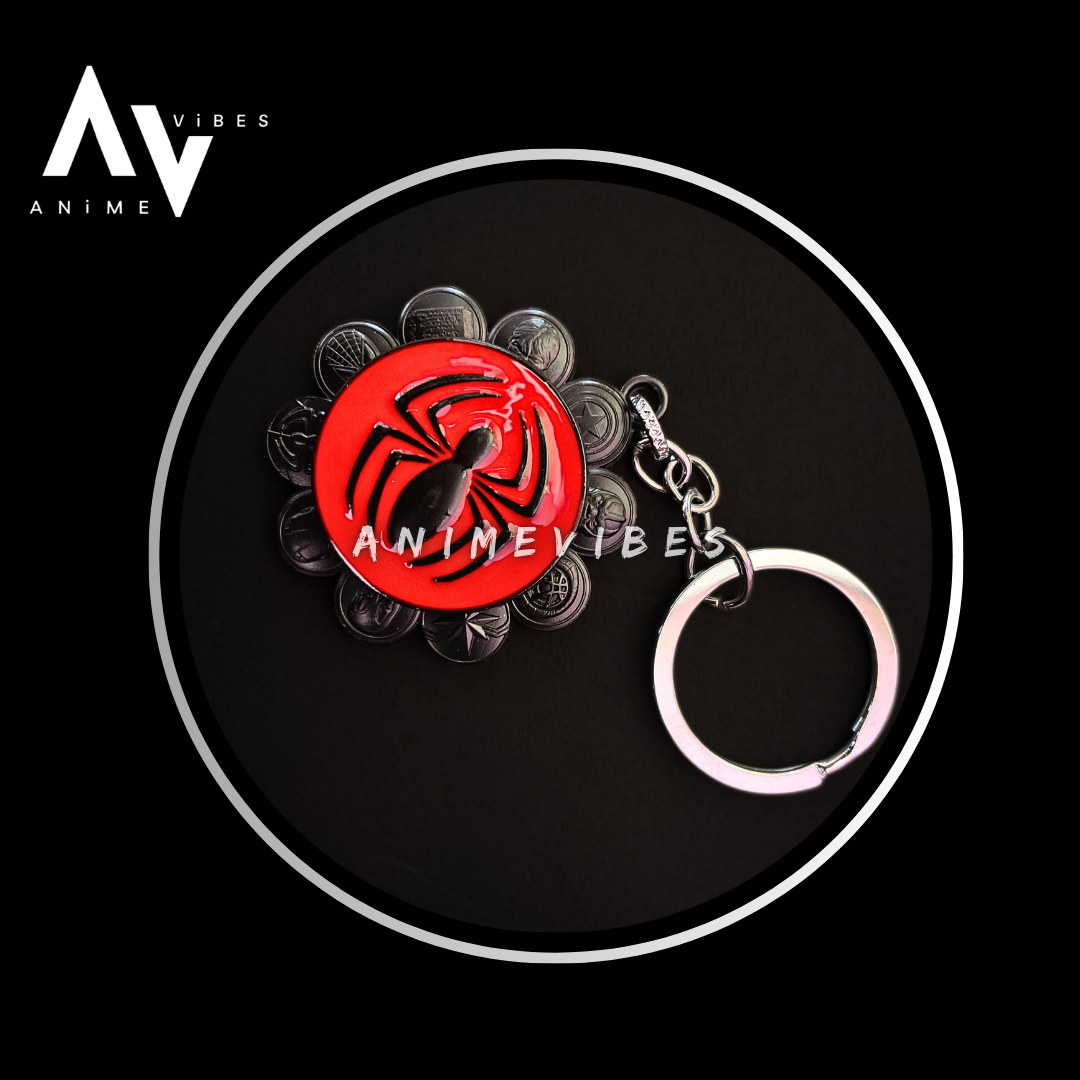 Spider-Man Rotating Keychain – Spin Into Action