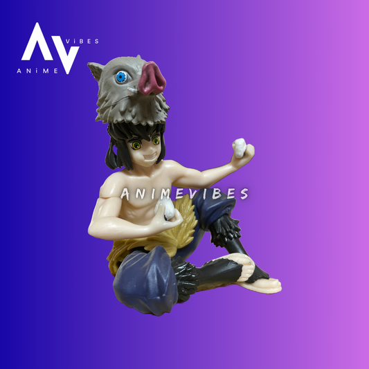 Inosuke Eating Riceballs – Devouring Delight in Miniature