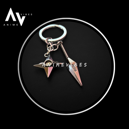 Naruto Kunai & Star Symbol | Keychain