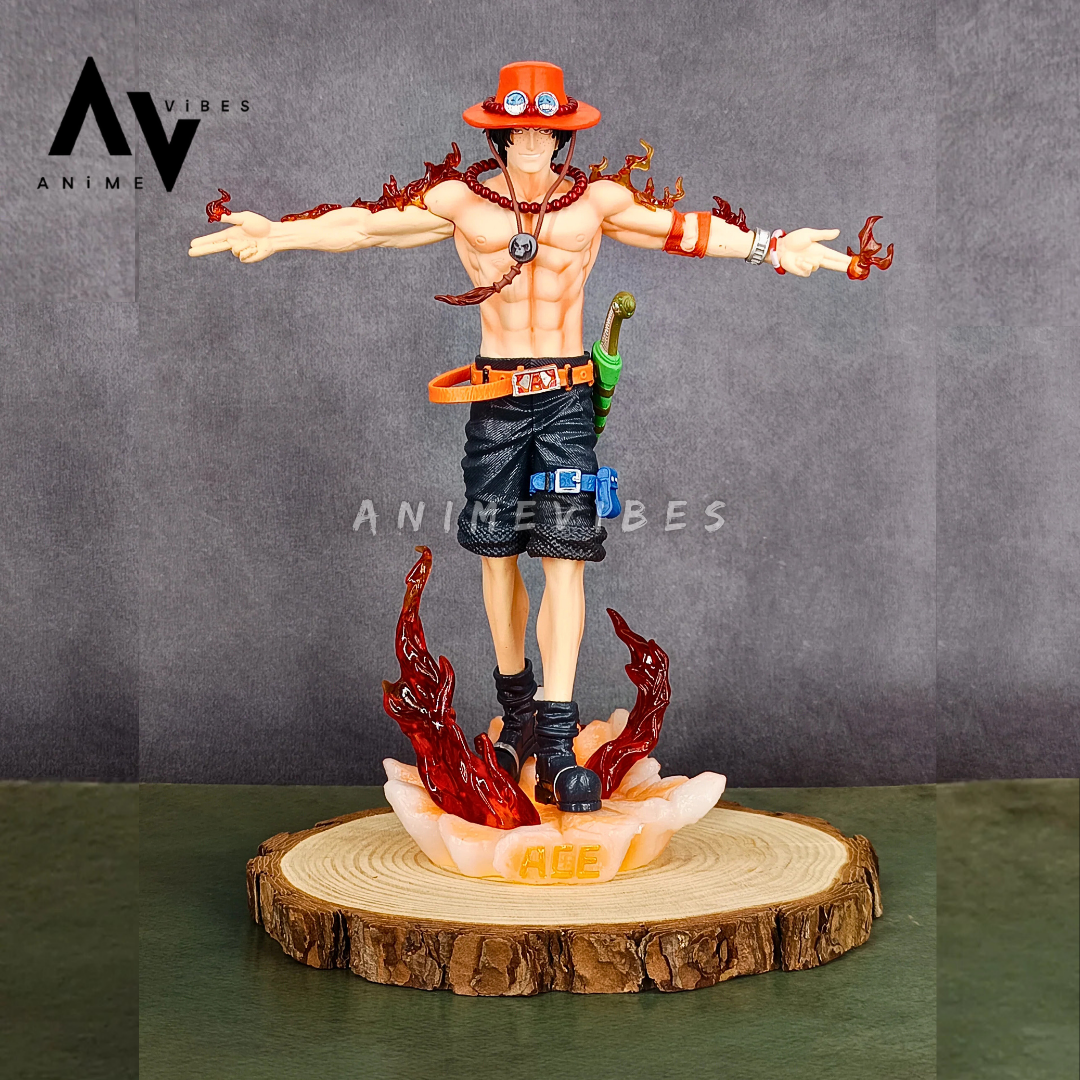 Portgas D. Ace Action Figure | 30 CM | Embracing the Flames 🔥