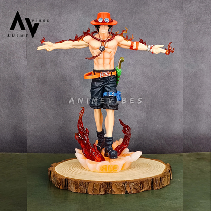 Portgas D. Ace Action Figure | 30 CM | Embracing the Flames 🔥