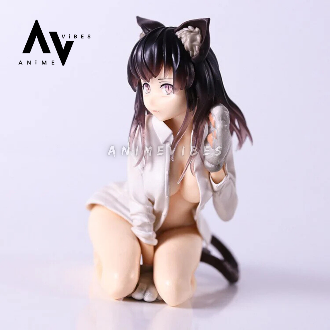 Koyafu Cat Girl Mia PVC Action Figure | 14 CM | Purrfectly Adorable 🐾✨