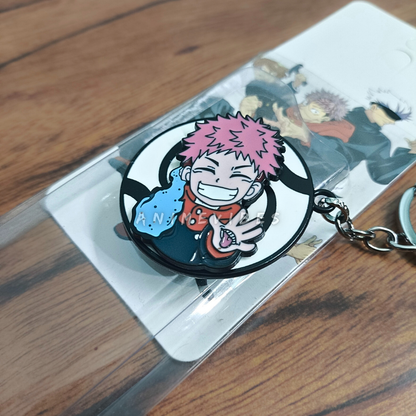 Itadori Rotating Metal Alloy Shiny Keychain