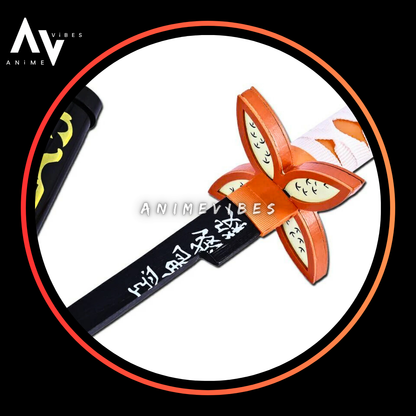 Shinobu Kocho Nichirin Wooden Blade Katana for Cosplay | 105 Cms Grace of the Insect Hashira