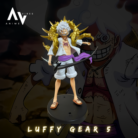 Luffy Gear 5 Action Figure | 19 CM | The Warrior of Liberation ⚡🏴‍☠️