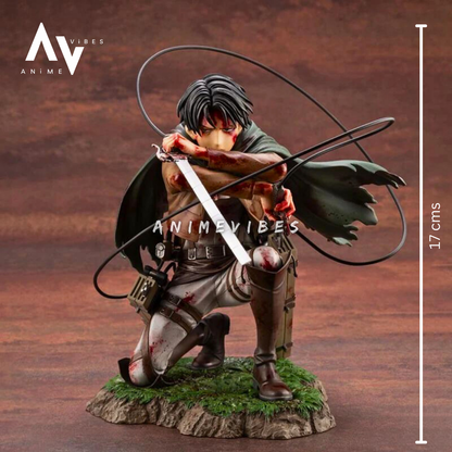 Levi Ackerman Fortitude Edition: Sitting Ver. | AOT Action Figure | 17 cm