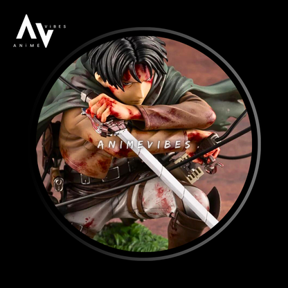 Levi Ackerman Fortitude Edition: Sitting Ver. | AOT Action Figure | 17 cm