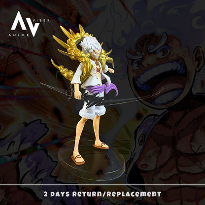 Luffy Gear 5 Action Figure | 19 CM | The Warrior of Liberation ⚡🏴‍☠️