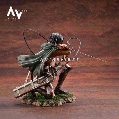 Levi Ackerman Fortitude Edition: Sitting Ver. | AOT Action Figure | 17 cm