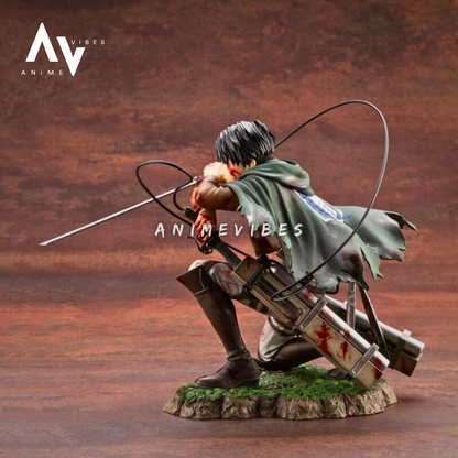 Levi Ackerman Fortitude Edition: Sitting Ver. | AOT Action Figure | 17 cm