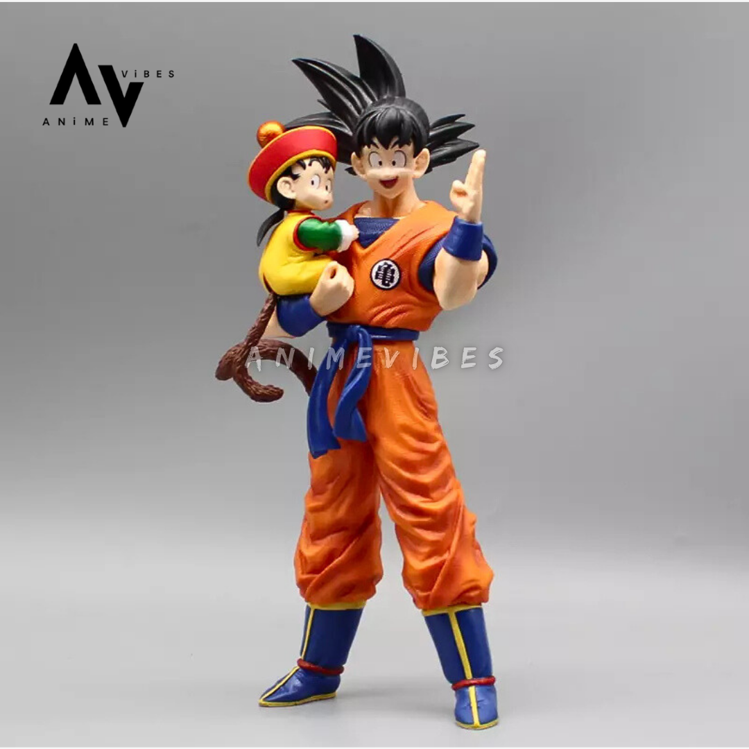Goku & Gohan Standing Figure | 30 CM | Father-Son Saiyan Bond 🐉💛