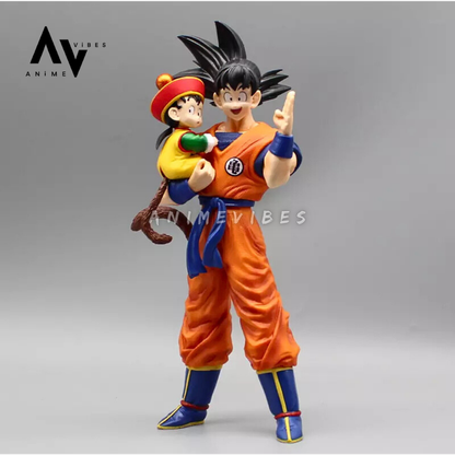 Goku & Gohan Standing Figure | 30 CM | Father-Son Saiyan Bond 🐉💛