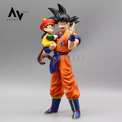 Goku & Gohan Standing Figure | 30 CM | Father-Son Saiyan Bond 🐉💛