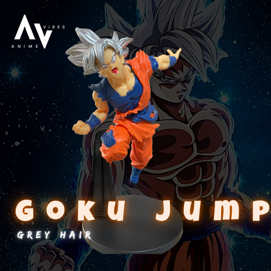 Goku Jump grey hair