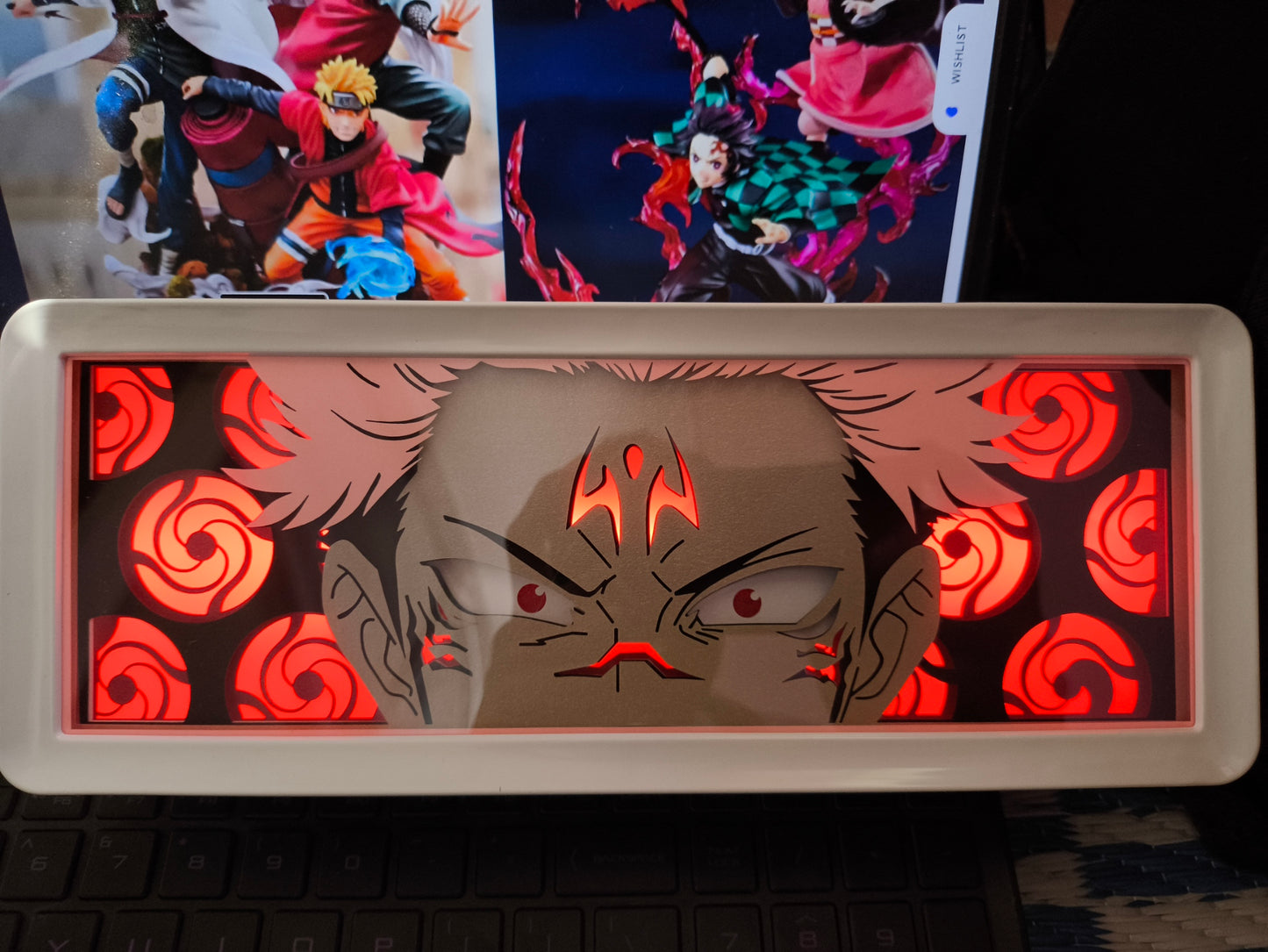 Ryomen Sukuna LED Light Box | King of Curses 👑🔥| MULTICOLOR