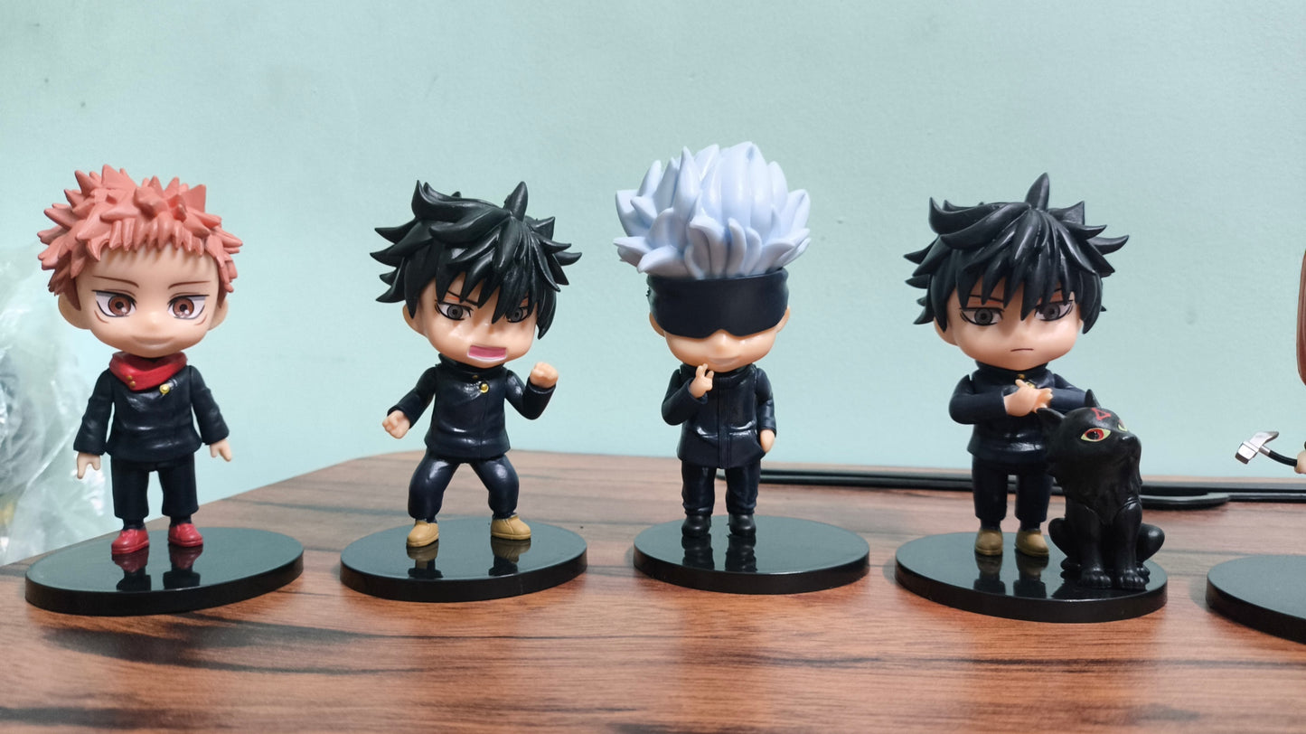 JJK Set of 6 Chibi PVC Figures – 10cm