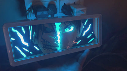 Eren Yeager x Titan LED Light Box | USB & Battery Powered | Remote Control | Premium Quality ⚡🔥