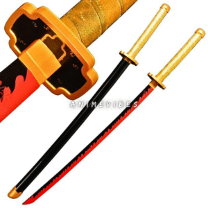 Tsugikuni Yoriichi Nichirin Wooden Blade Katana for Cosplay | 104 Cms | Legacy of the Sun