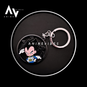 Vegeta Rotating Metal Keychain – Prince of Saiyans