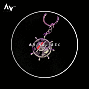 Luffy’s Pirate Emblem | Rotating Metal Keychain