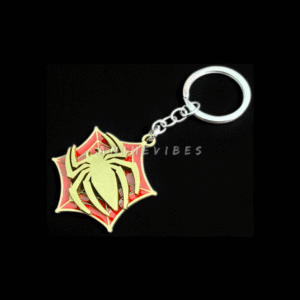 Web of Power | Rotating Spider Keychain (Golden)